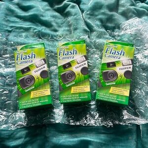 Set of 3 Fujifilm Disposable Cameras